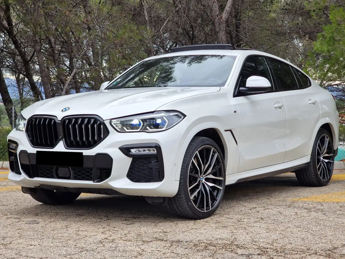 BMW X6 30d 265 ch M-Sport xDrive Blanco - 1