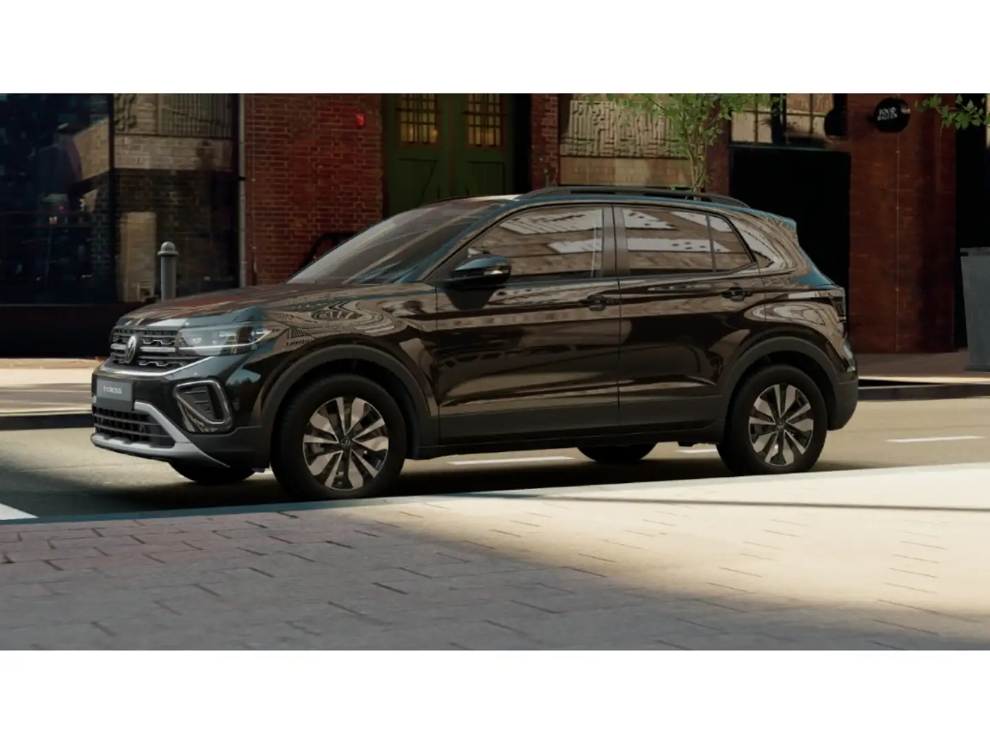 Volkswagen T-Cross 1.0TSI Life Matrix Navi virt. Cockpit SHZ ACC Schwarz - 2
