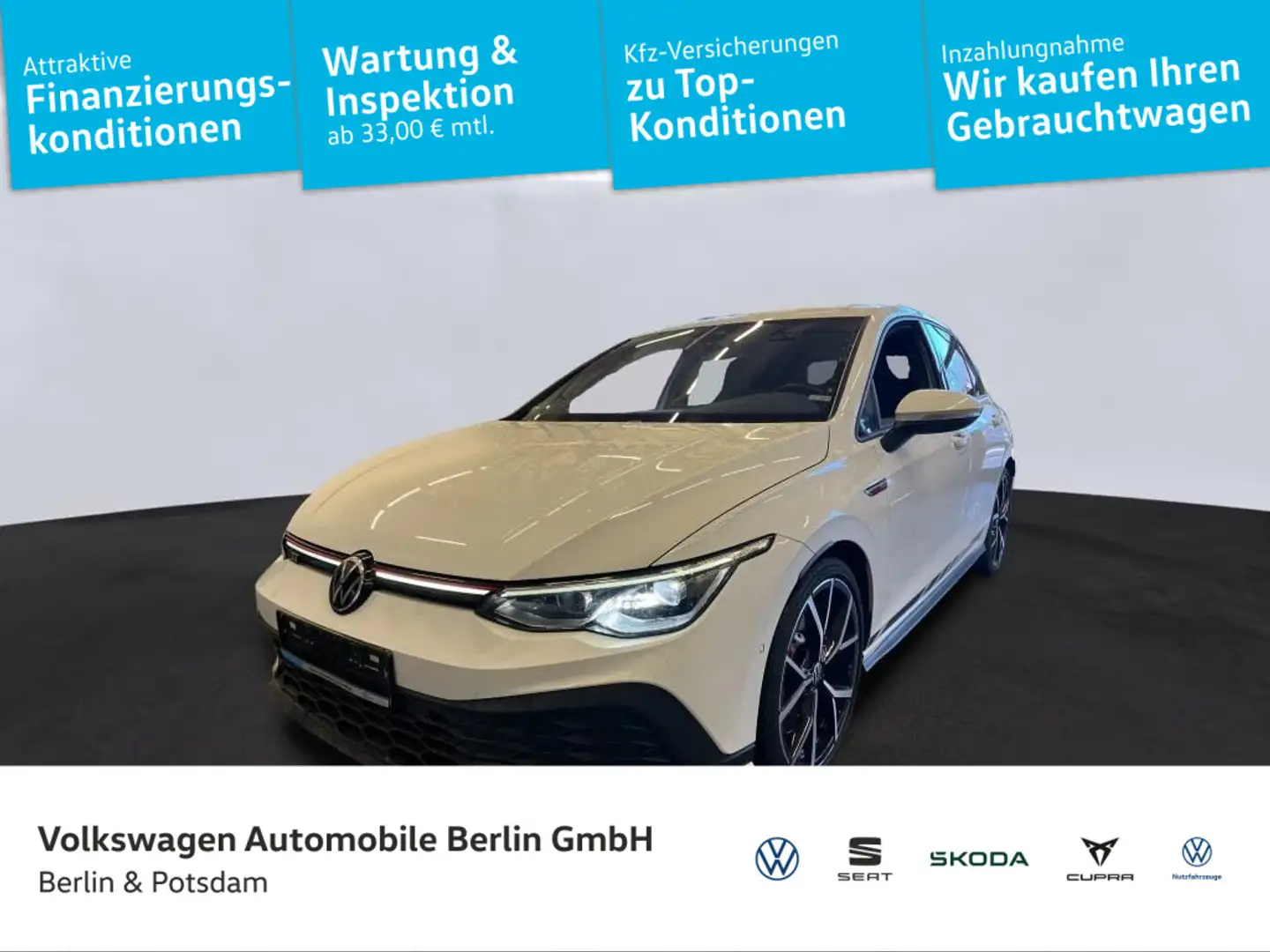 Volkswagen Golf GTI Golf VIII GTI 2.0TSI DSG Clubsport H&K NAVI 8x19 Weiß - 1