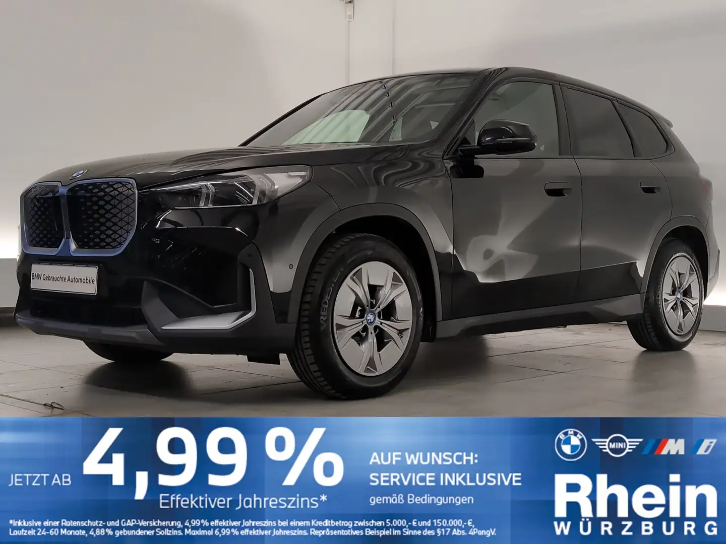 BMW iX1 xDrive30 Navi/LED/KomfZg/LR-Hz/DAB/PA/PDC Navi/LED Schwarz - 1