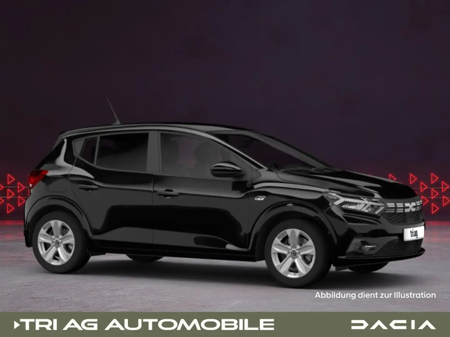 Dacia Sandero Stepway Expression TCe 90 Media Nav: Mul Schwarz - 2