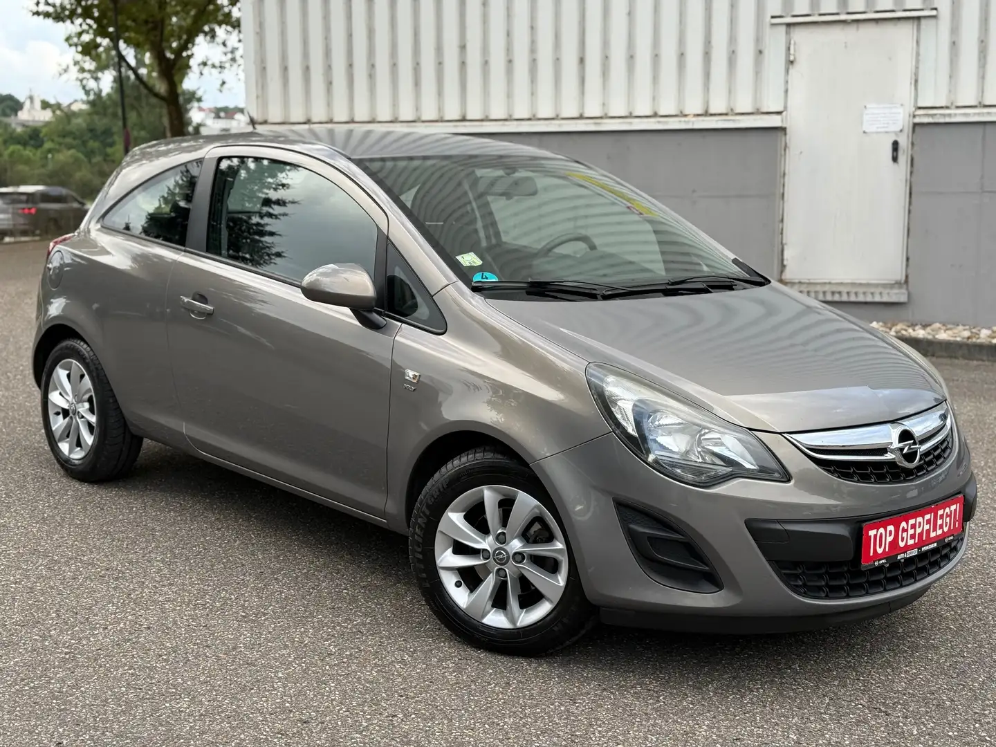 Opel Corsa 1.4-TOP GEPFLEGT-1.HAND Grau - 1