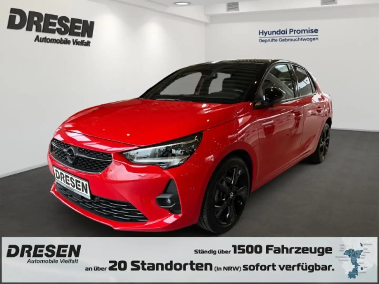 Opel Corsa F 1.2 Turbo 40 Jahre Sondermodell*REKORD ROT*Sitzh Rot - 1