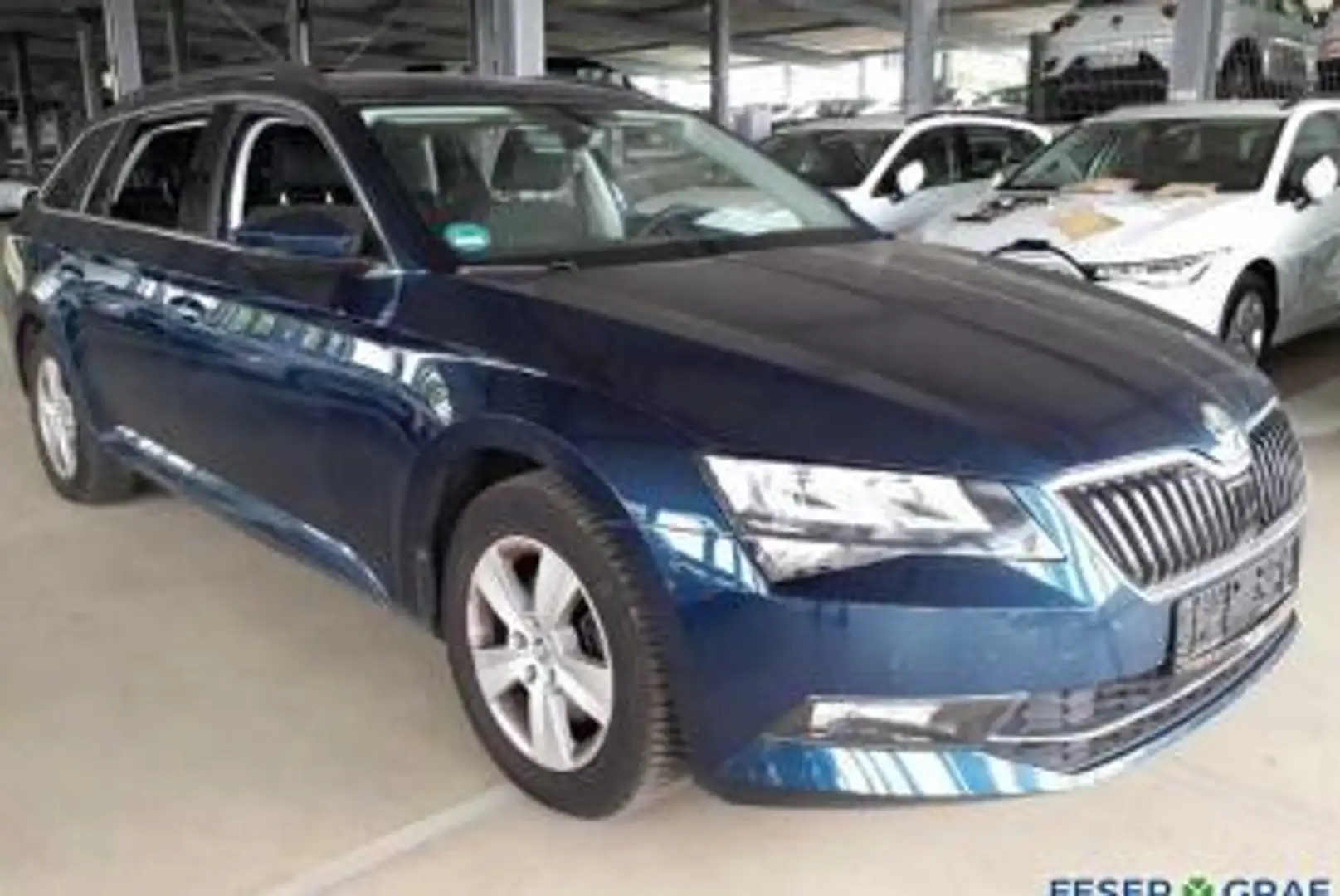 Skoda Superb Combi 1.4 TSI Schalter Klima, PDC, LM Ambition Blau - 2