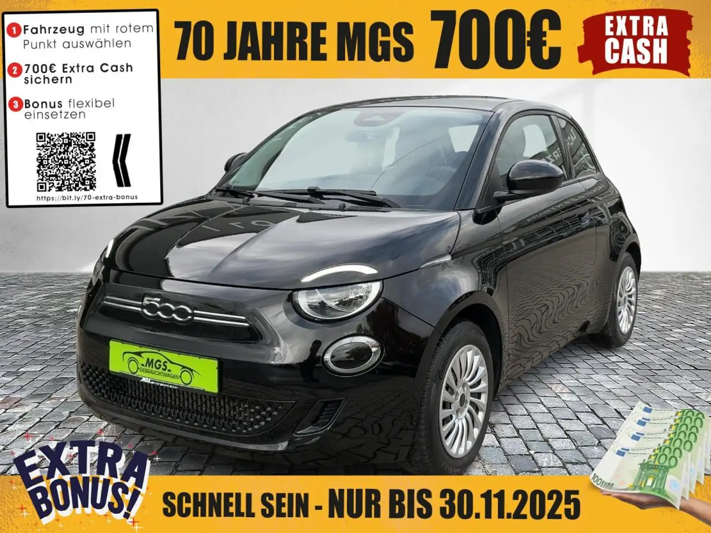 Fiat 500e Action DAB #BT #ANDROID #PDC Schwarz - 1