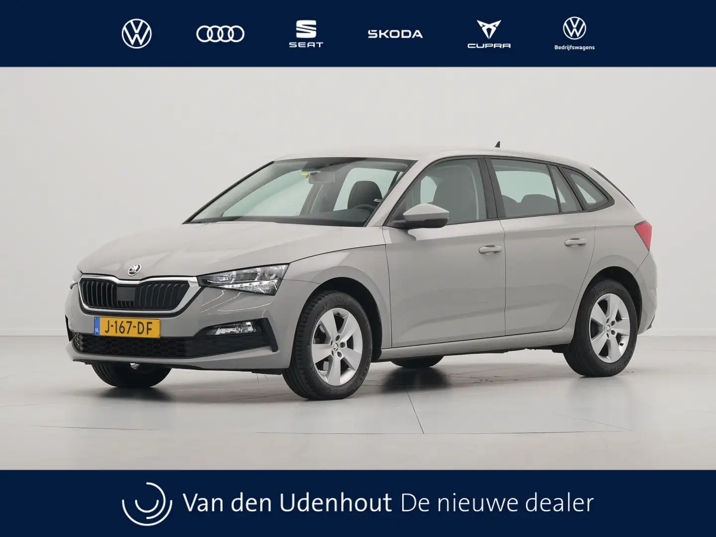 Skoda Scala 1.0 TSI 115pk Ambition Navi via App Lane assist Cr Grijs - 1