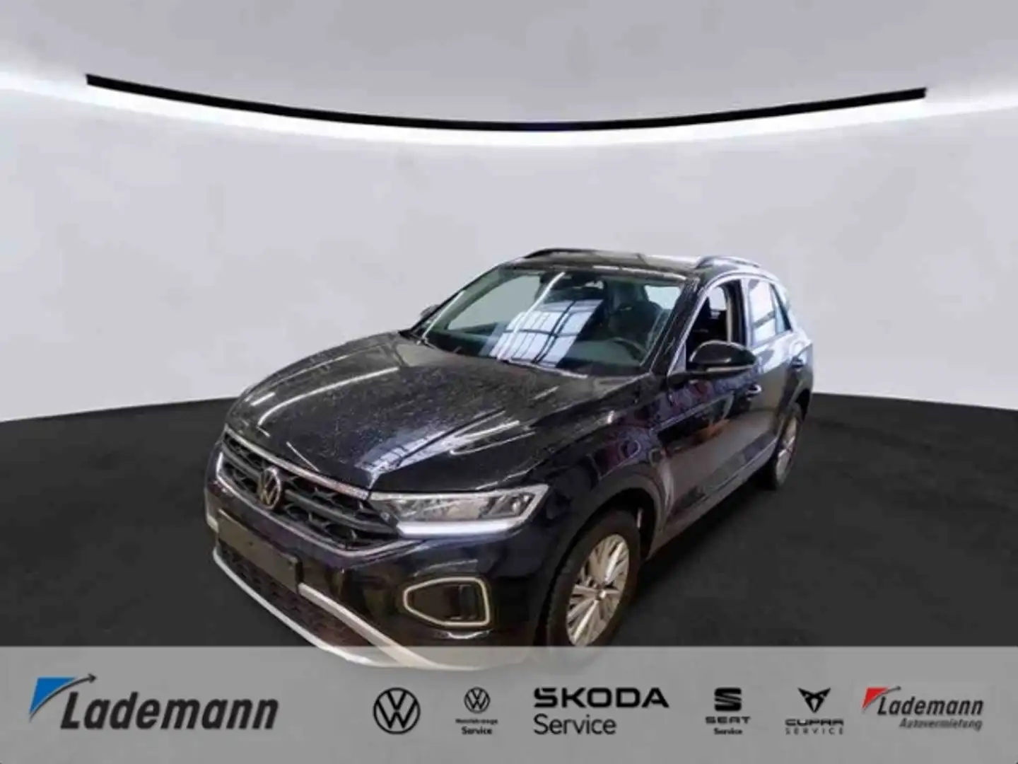 Volkswagen T-Roc 1.5 TSI DSG Life LED+NAVI+ACC+EINPARK+SIHZ Schwarz - 1