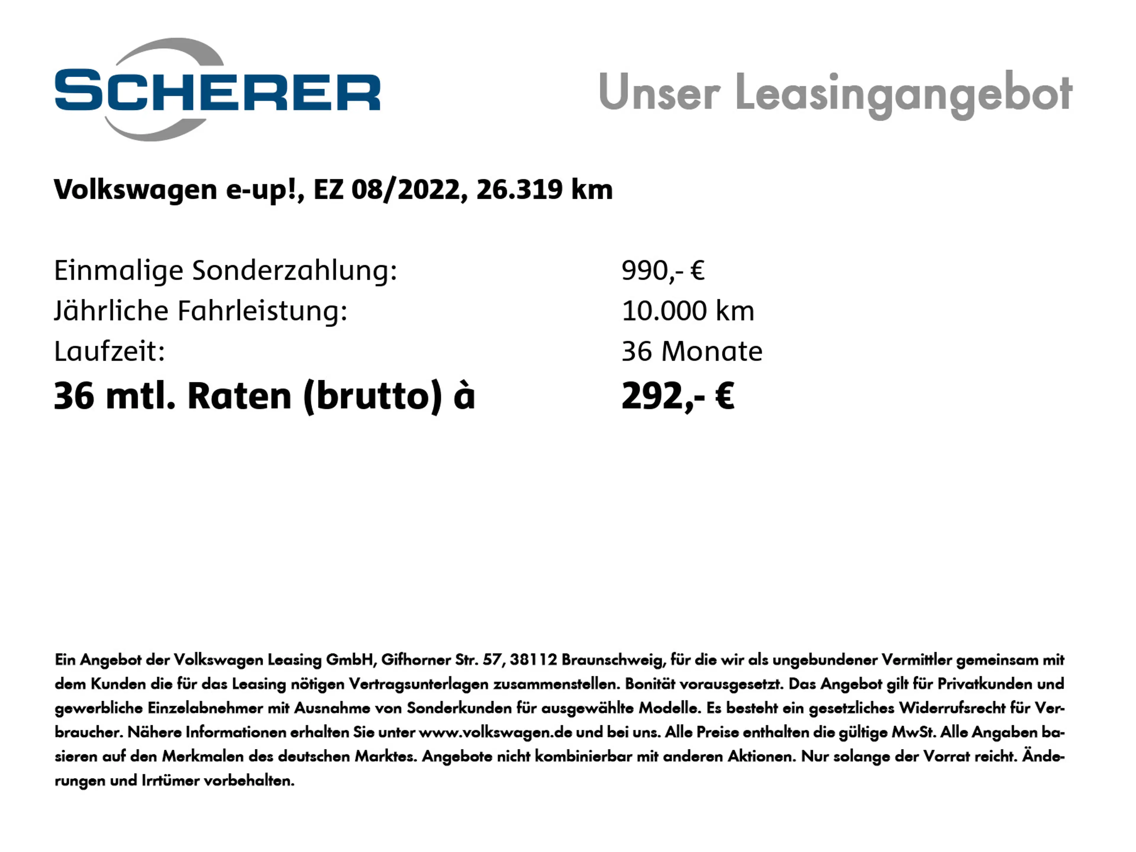 Volkswagen e-up! MAX *Sitzh*PDC*Kamera*Tempomat* — photo 2