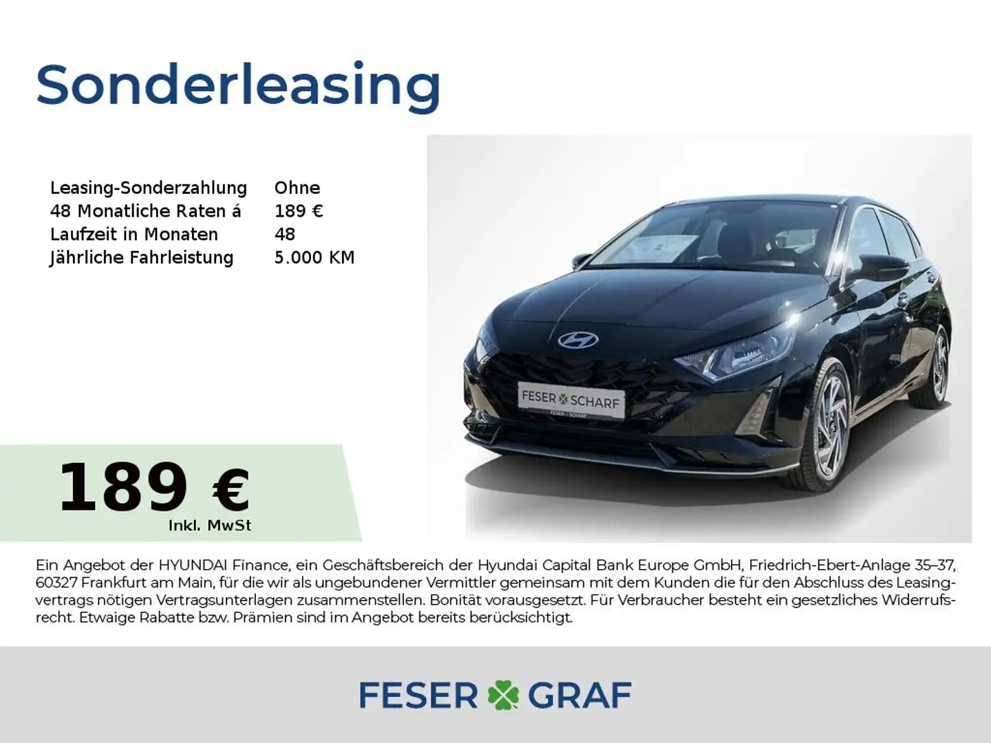 Hyundai i20 TREND KOMFORT-PAKET NAVI KAMERA SHZ LHZ Noir - 1