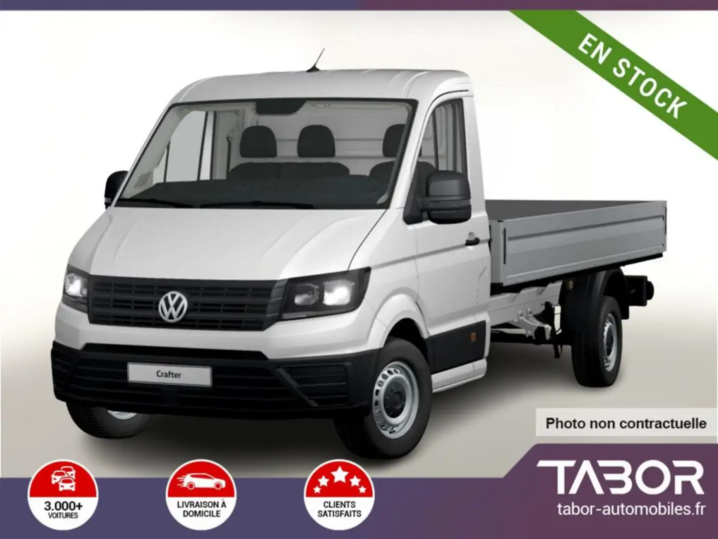Volkswagen Crafter 35 2.0 TDI 140 Plateau L4 Blanc - 1