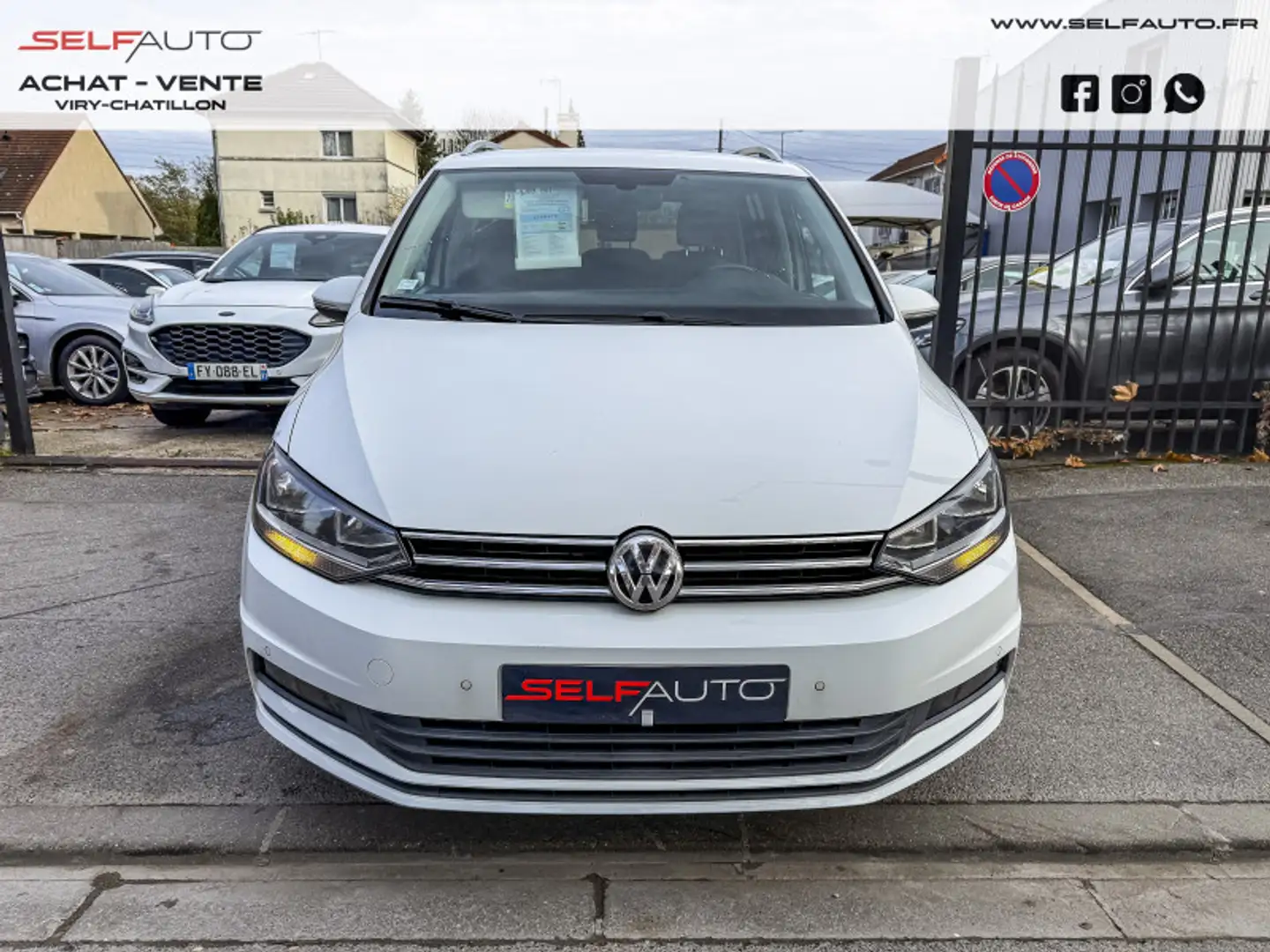 Volkswagen Touran 2.0 TDI 150CH BLUEMOTION TECHNOLOGY FAP SOUND 7 PLACES Weiß - 2
