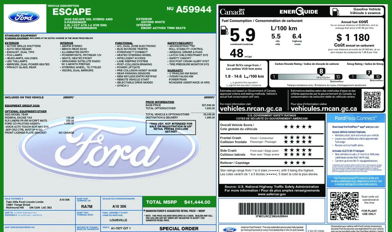 Ford Escape снимка Ford Escape