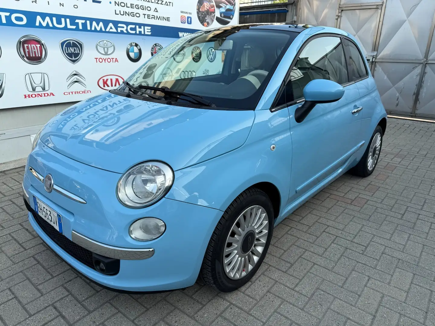 Fiat 500 0.9 TwinAir Turbo Lounge Blu/Azzurro - 2