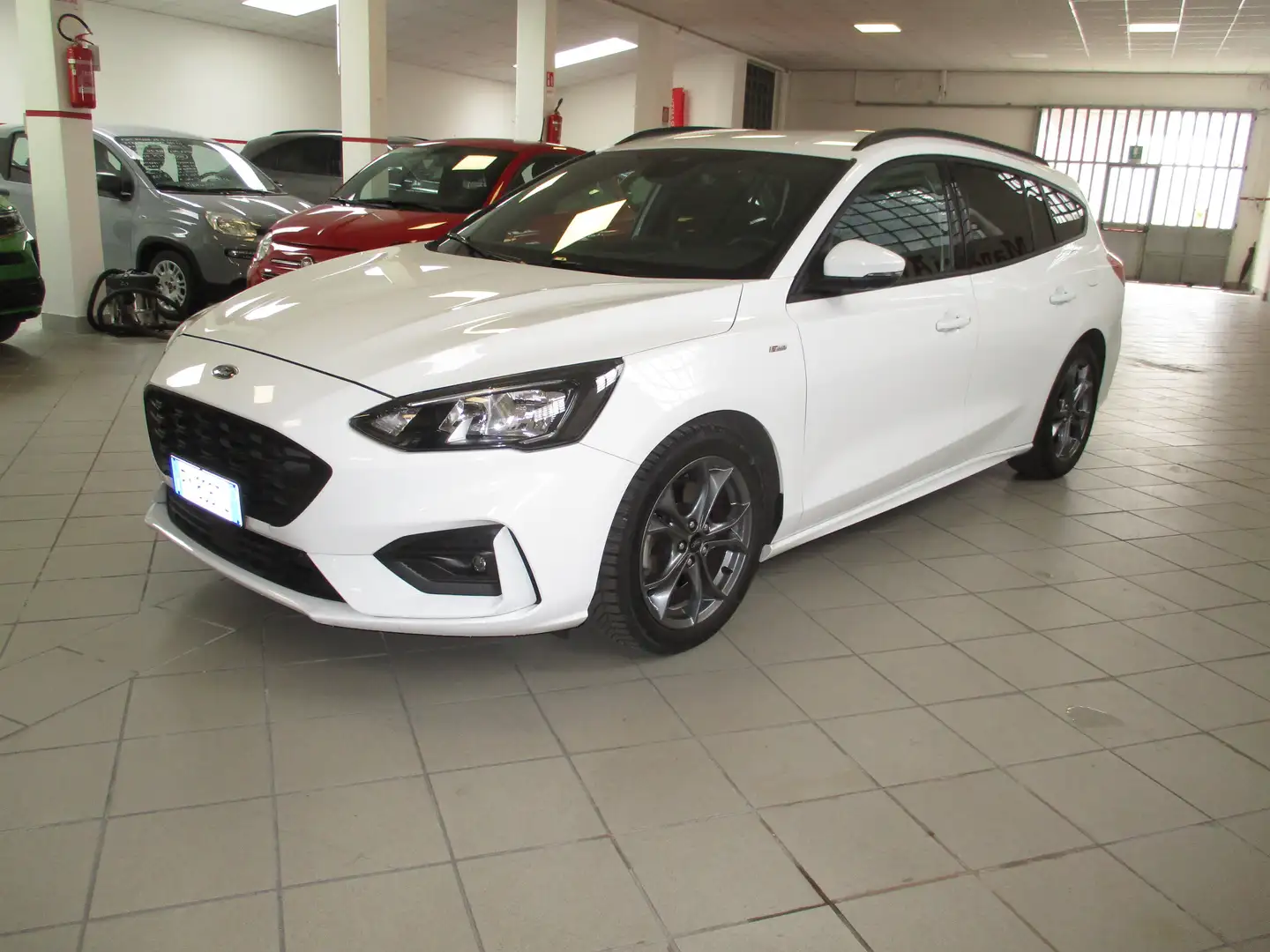 Ford Focus 1.5 ECOBOOST ST-LINE (150CV) E6D-T-UNIPROPRIETARIO Blanc - 1