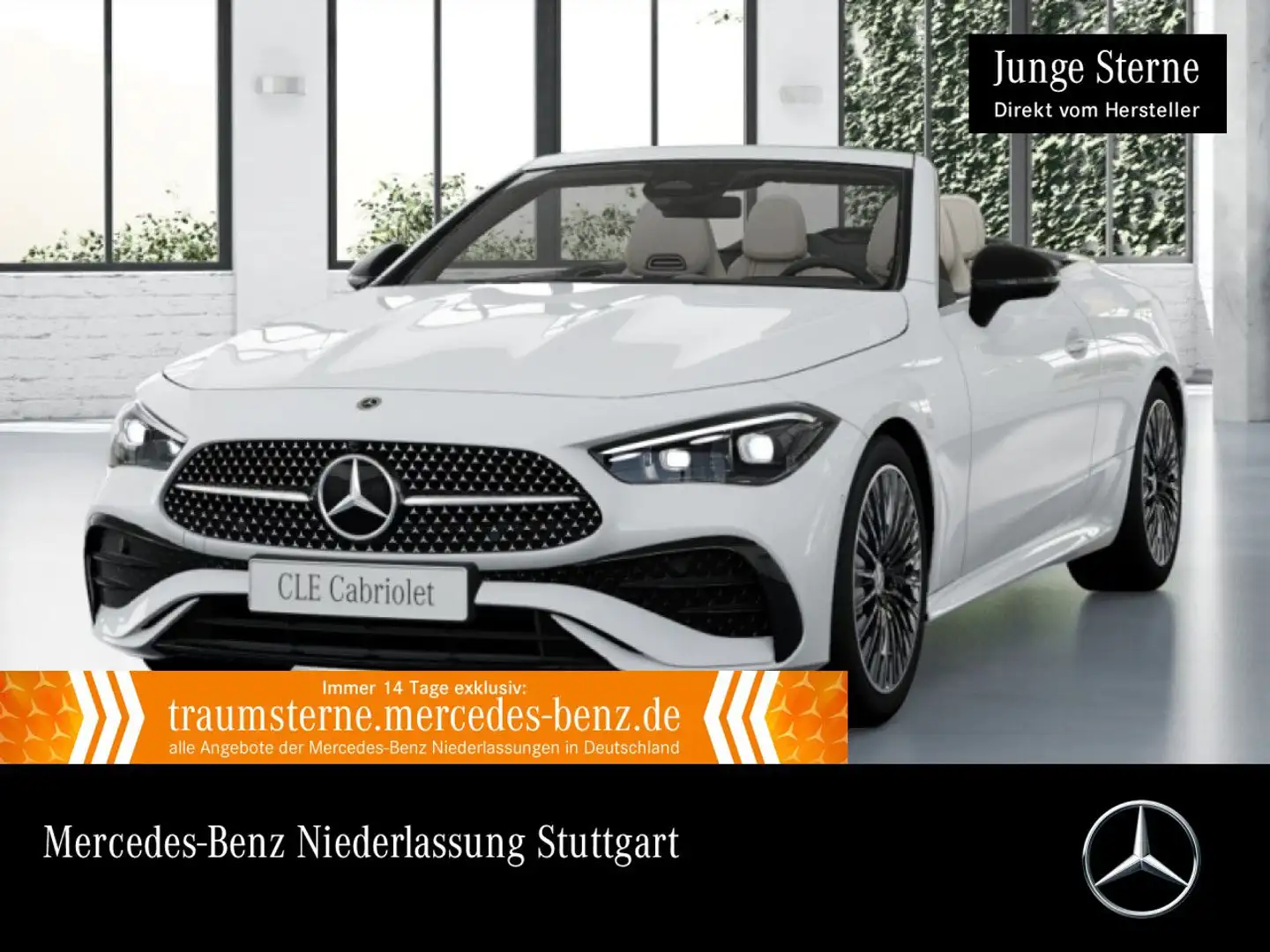 Mercedes-Benz CLE 200 AMG+NIGHT+360+SITZKLIMA+TOTW+KEYLESS+9G Weiß - 1