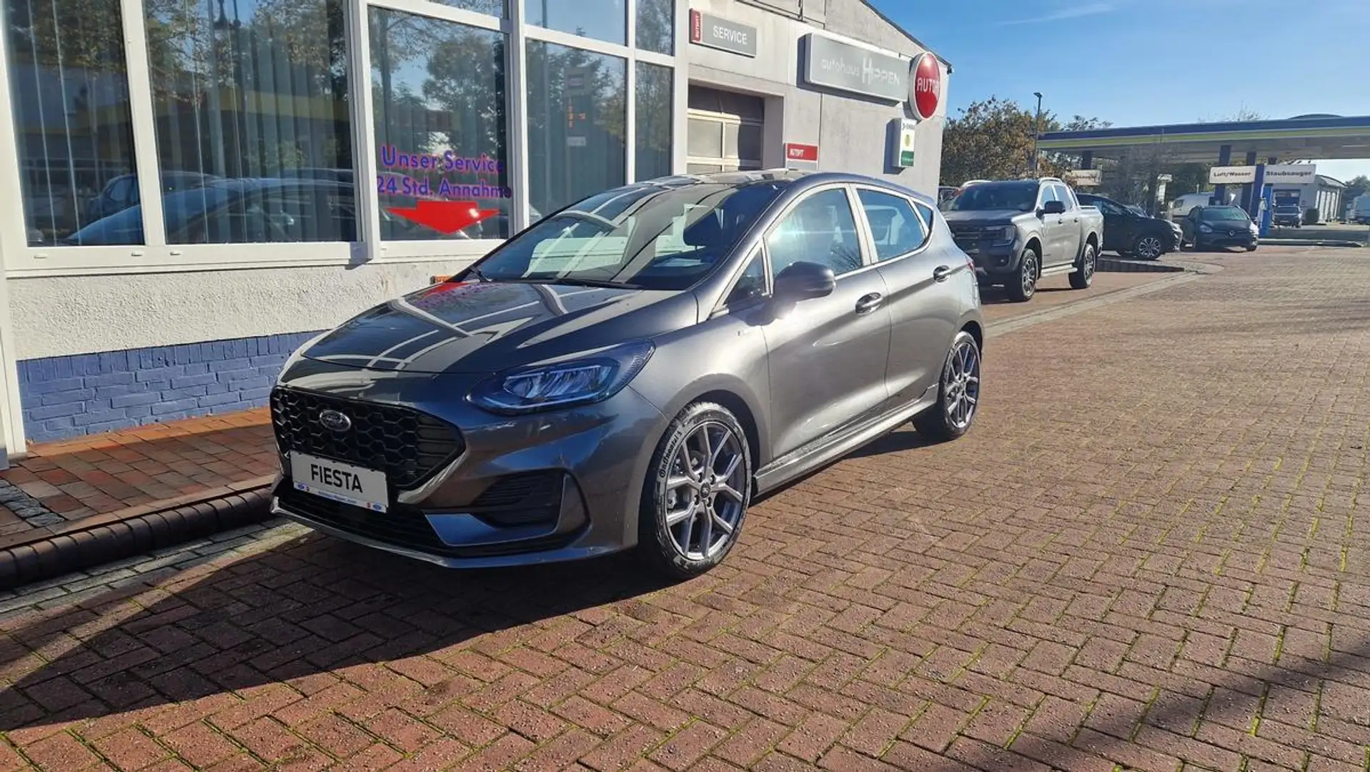 Ford Fiesta Aut. ST-LINE, ACC, Parkpilot. DAB, AHK Grau - 1