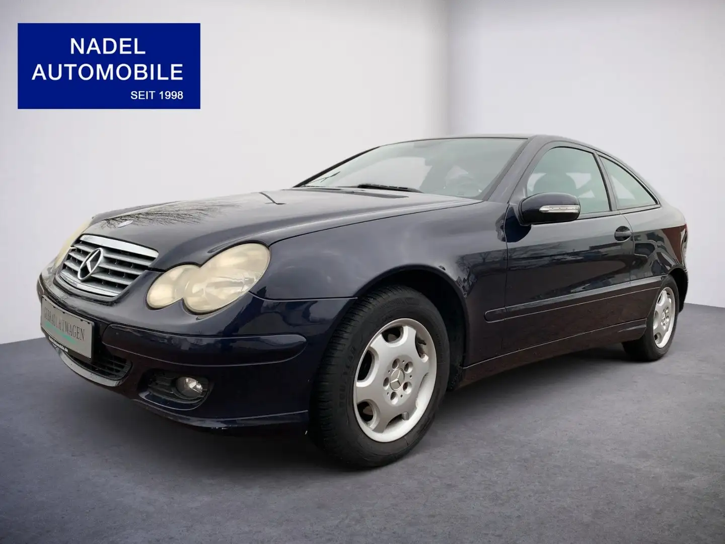 Mercedes-Benz C 180 C180 Kompressor Sportcoupé/Klima/SHZ/MFL Bleu - 1