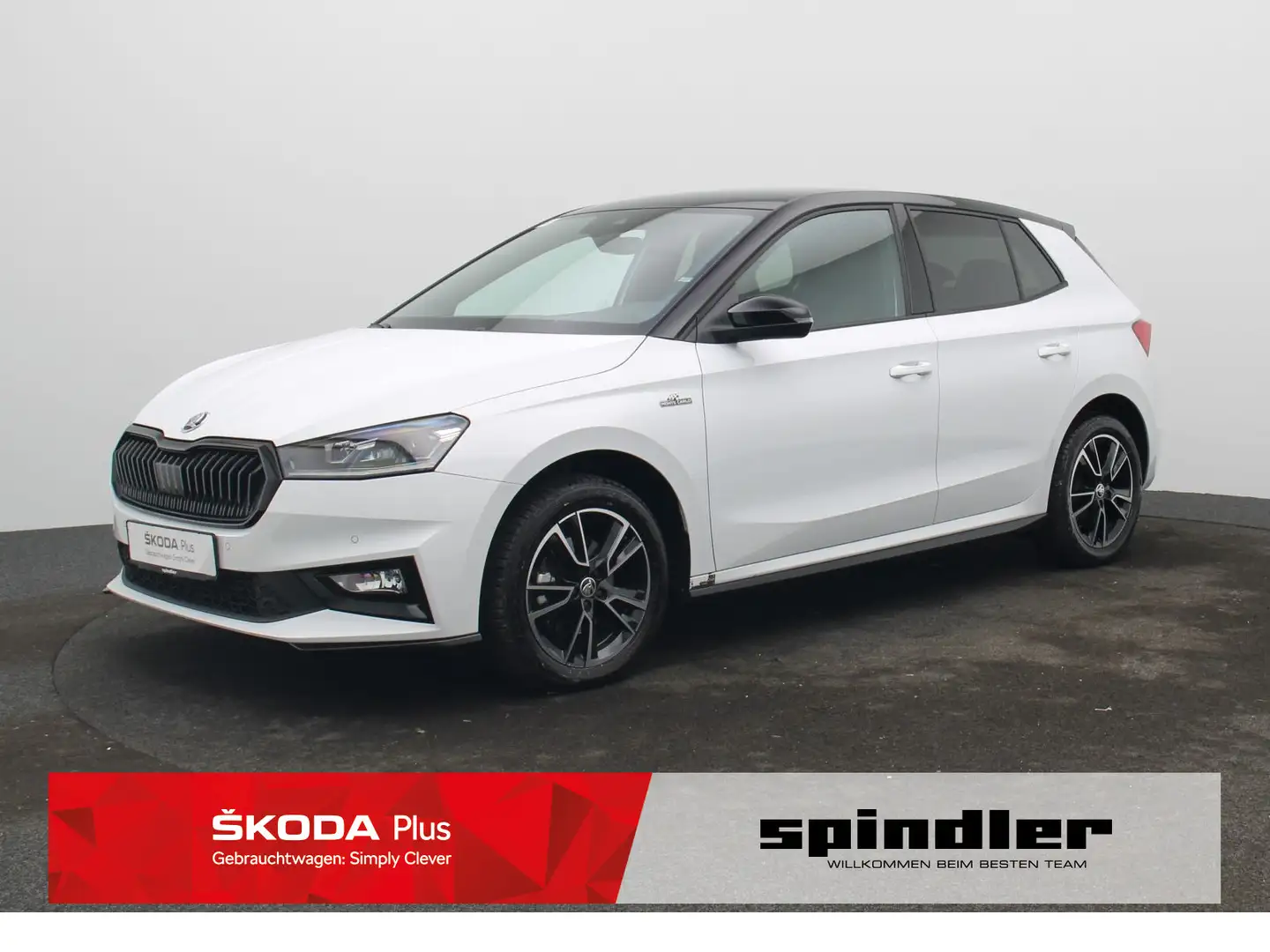 Skoda Fabia Monte Carlo 1.0 TSI DSG/LED, ACC, Navi,RFK Blanc - 1