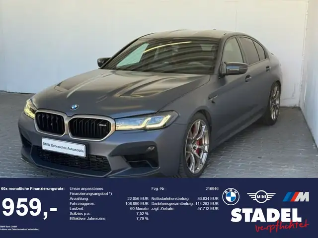 Bmw M5 CS Navi.Laser.RFK.CarbonSchalensitze.HarmKard