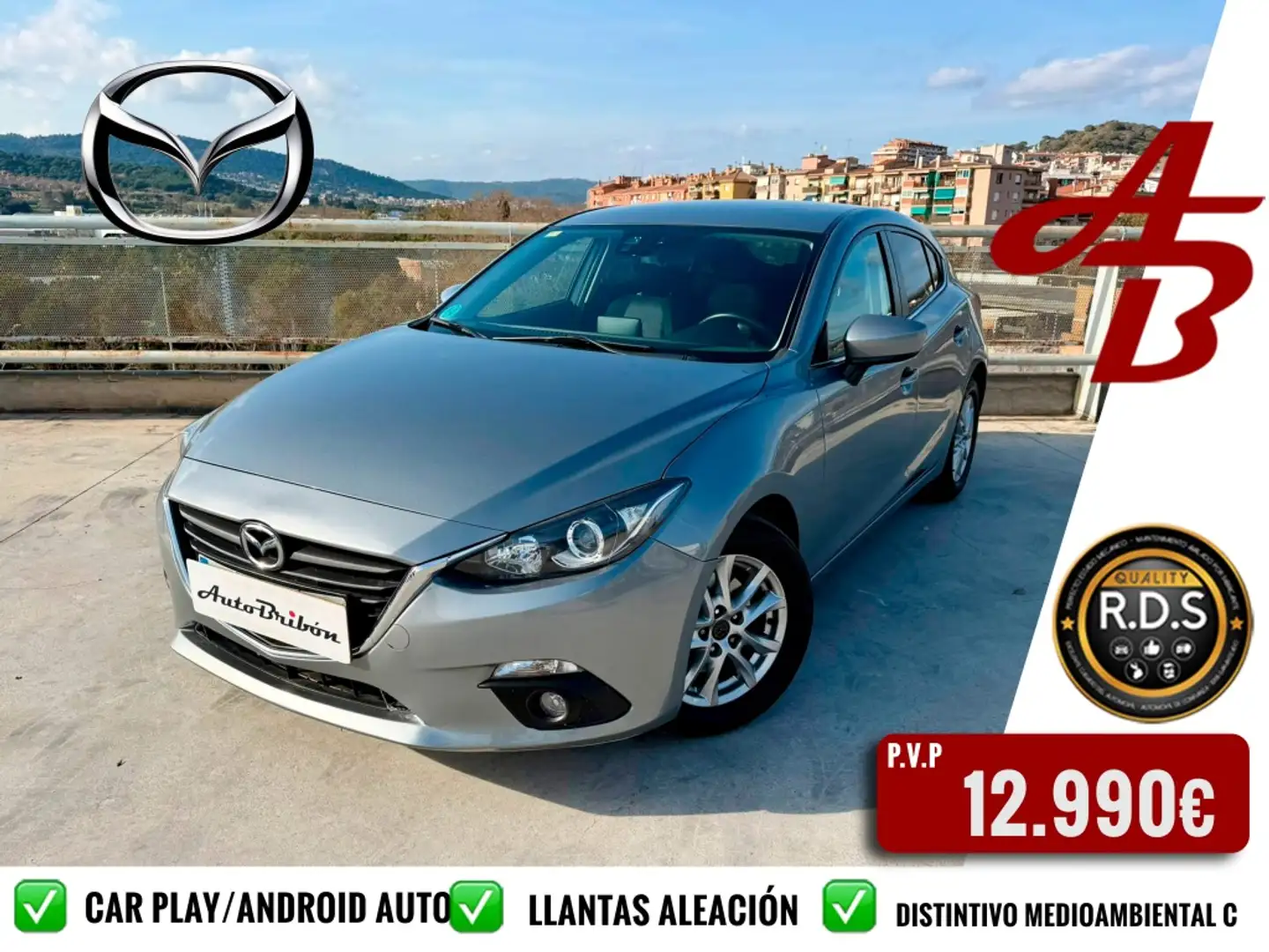 Mazda 3 2.2 Luxury Navegador Plateado - 1