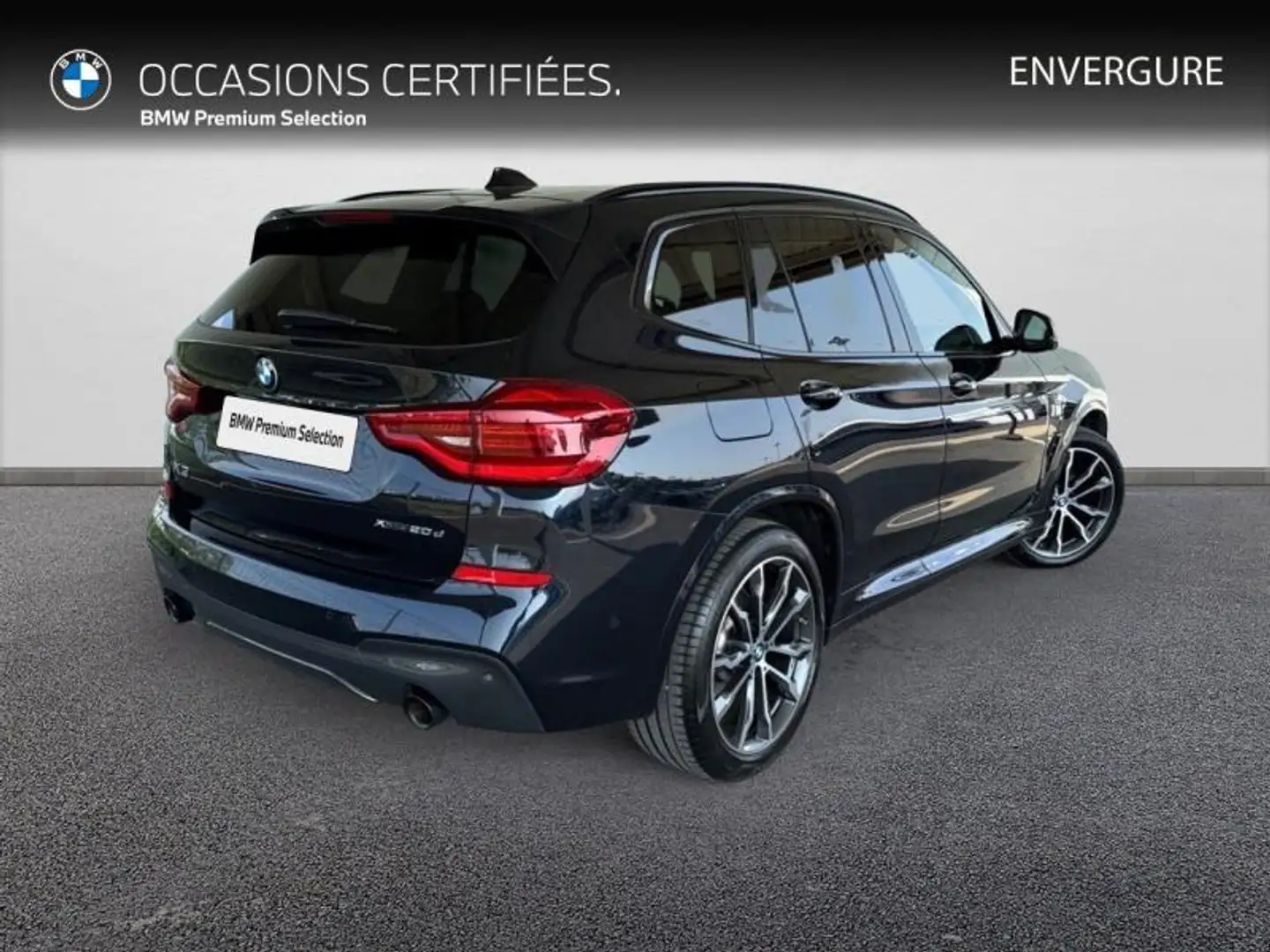 BMW X3 xDrive20dA 190ch  M Sport Noir - 2
