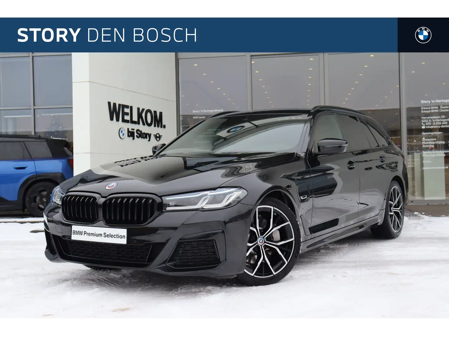 BMW 530 5 Serie Touring 530e High Executive M Sport Automa Schwarz - 1