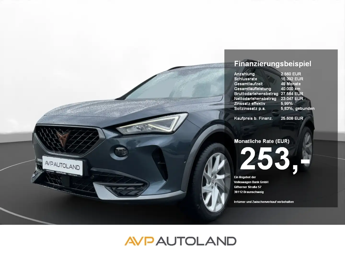 CUPRA Formentor 2.0 TDI | NAVI | LED | ACC | AHK | Gris - 1