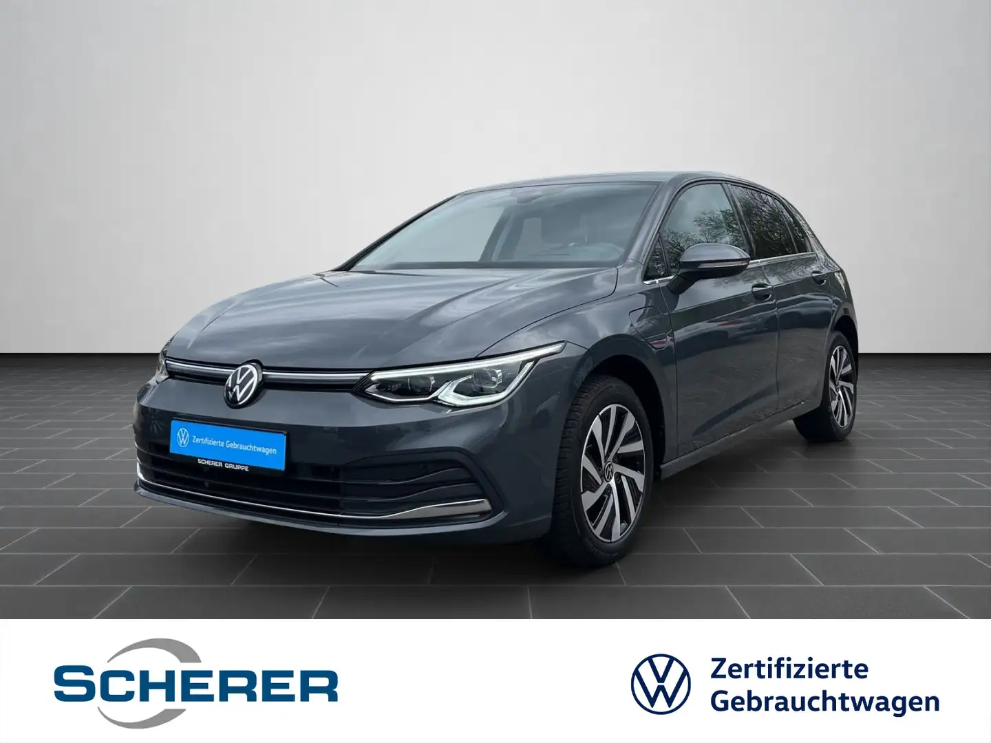 Volkswagen Golf VIII Style 1.4 eHybrid AHK HEAD-UP MATRIX K Grau - 1