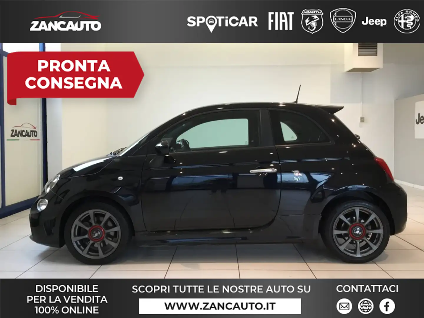 Abarth 595 1.4 Turbo T-Jet 145 CV S5 Nero - 1