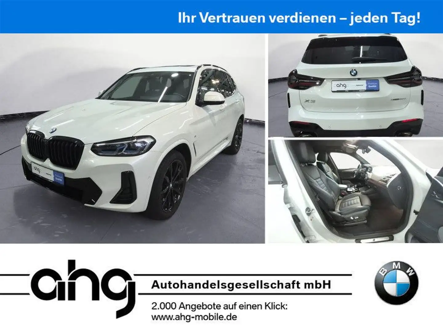BMW X3 xDrive30i AT M Sportpaket Innovationsp. EDC Weiß - 1
