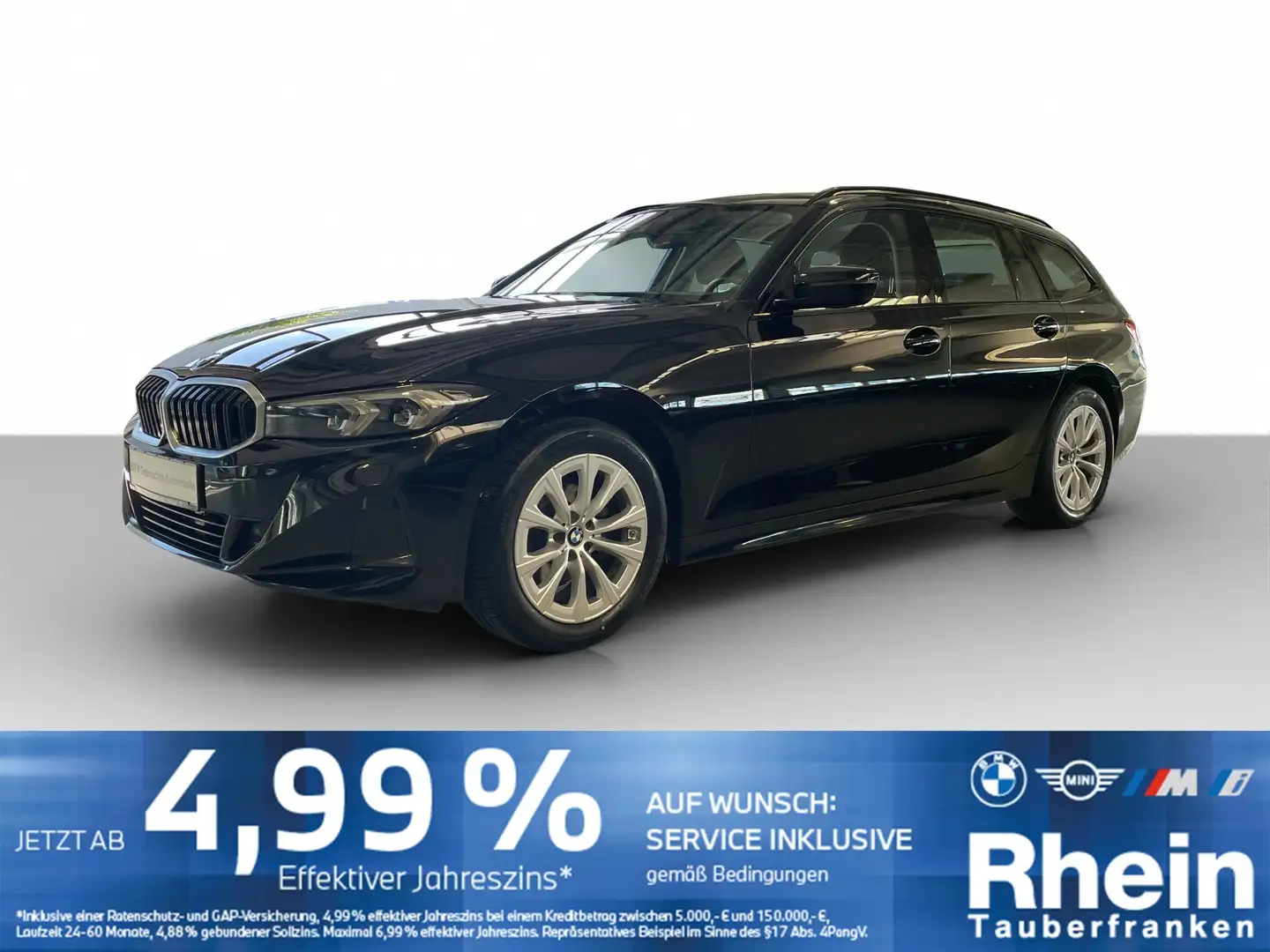 BMW 318 i Tour. NaviProf*Tempo*SHZ*PDC v+h* Schwarz - 1