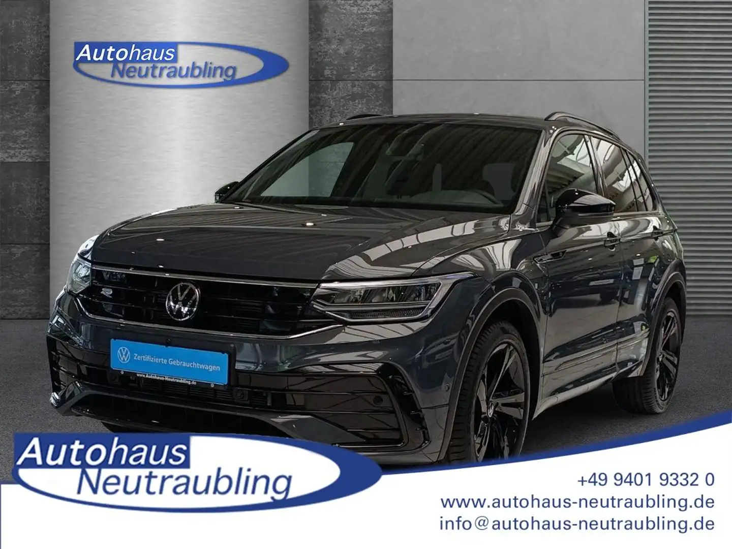 Volkswagen Tiguan 2.0 TDI "R-LINE" 200 PS DSG+NAVI+AHK+AREAVIEW+SHZ+ Grau - 1