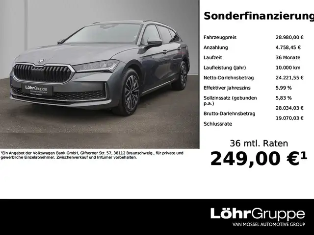 Skoda Superb Combi 1.5 TSI DSG Selection Navi, LED