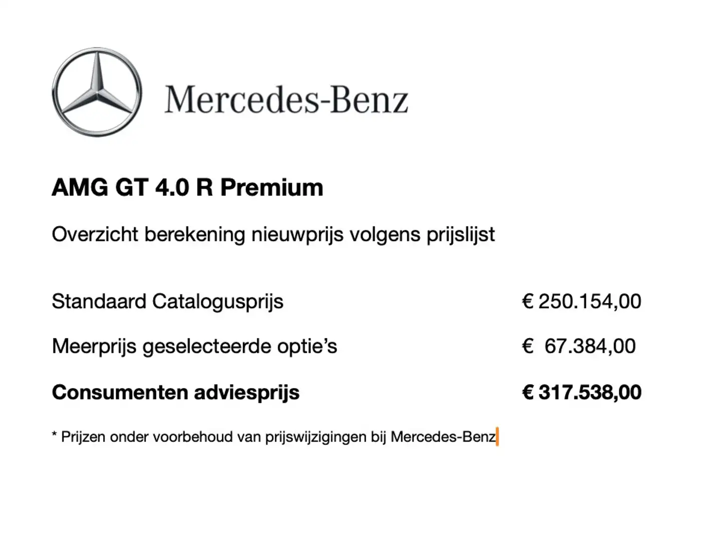 Mercedes-Benz AMG GT 4.0 R Pro 1/750 | NL auto | Full Xpel Braun - 2