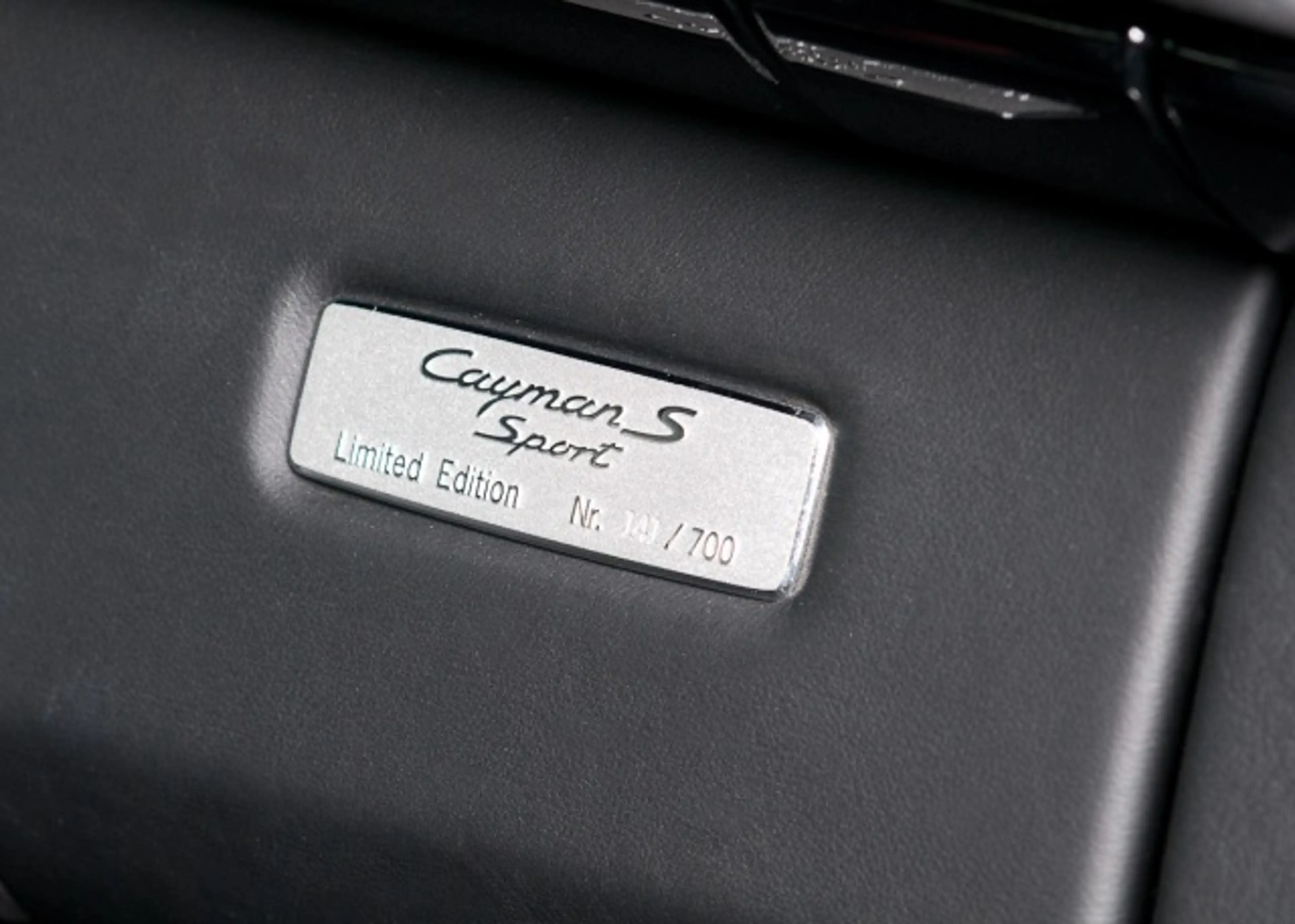 Porsche Cayman S Sport Limited 141/700 stuks — photo 11