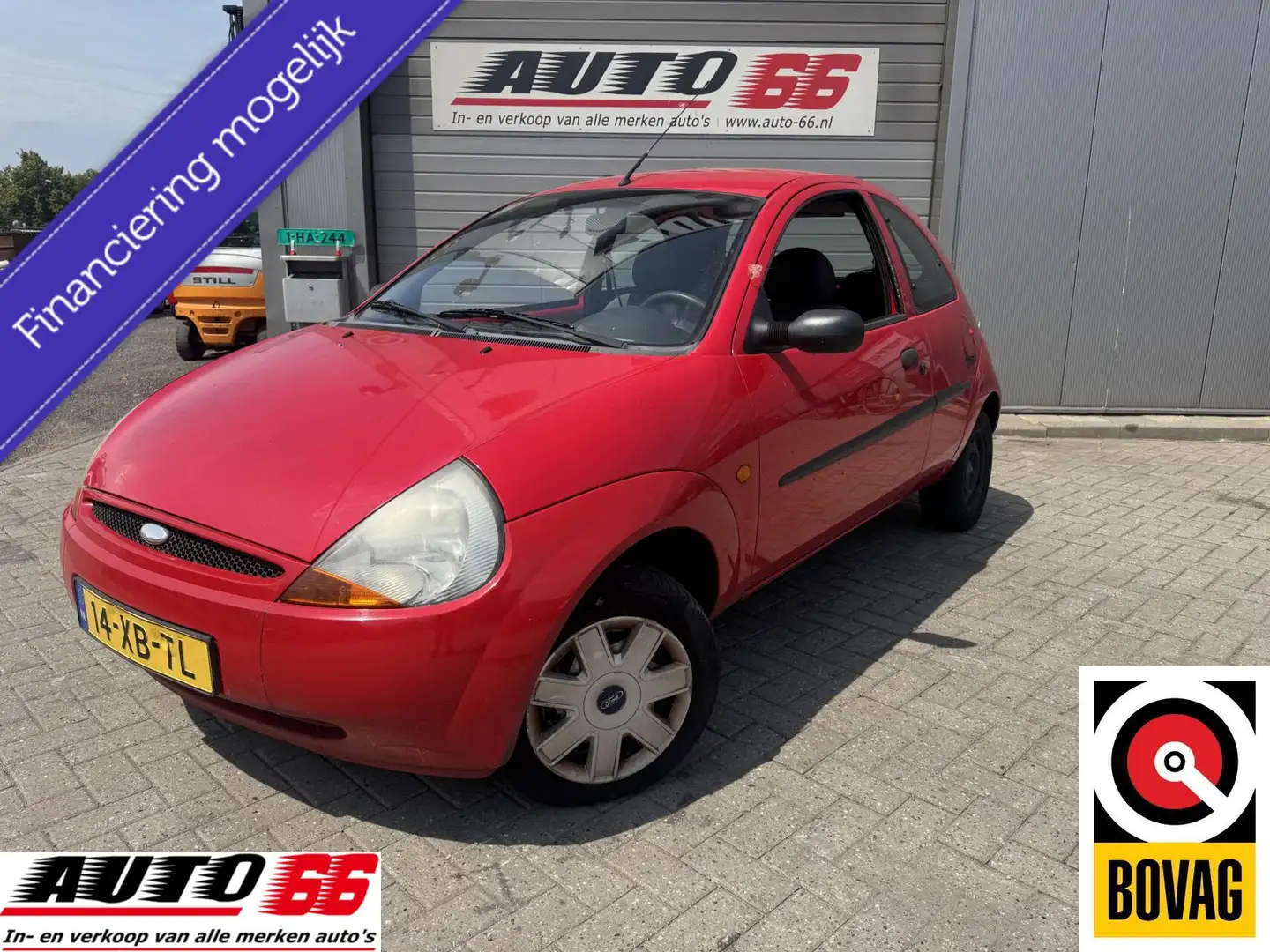 Ford Ka/Ka+ 1.3 Champion AIRCO, APK tot 08-2026 Rojo - 1