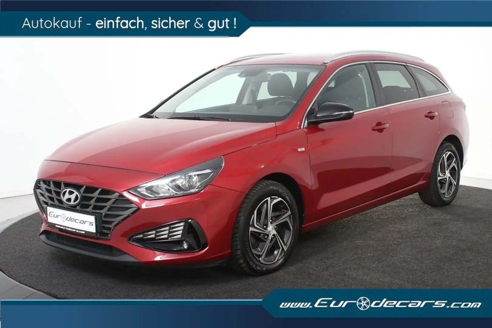 Hyundai i30 Kombi 1.5 T GDI *1.Hand*Navi*Kamera* Rouge - 1