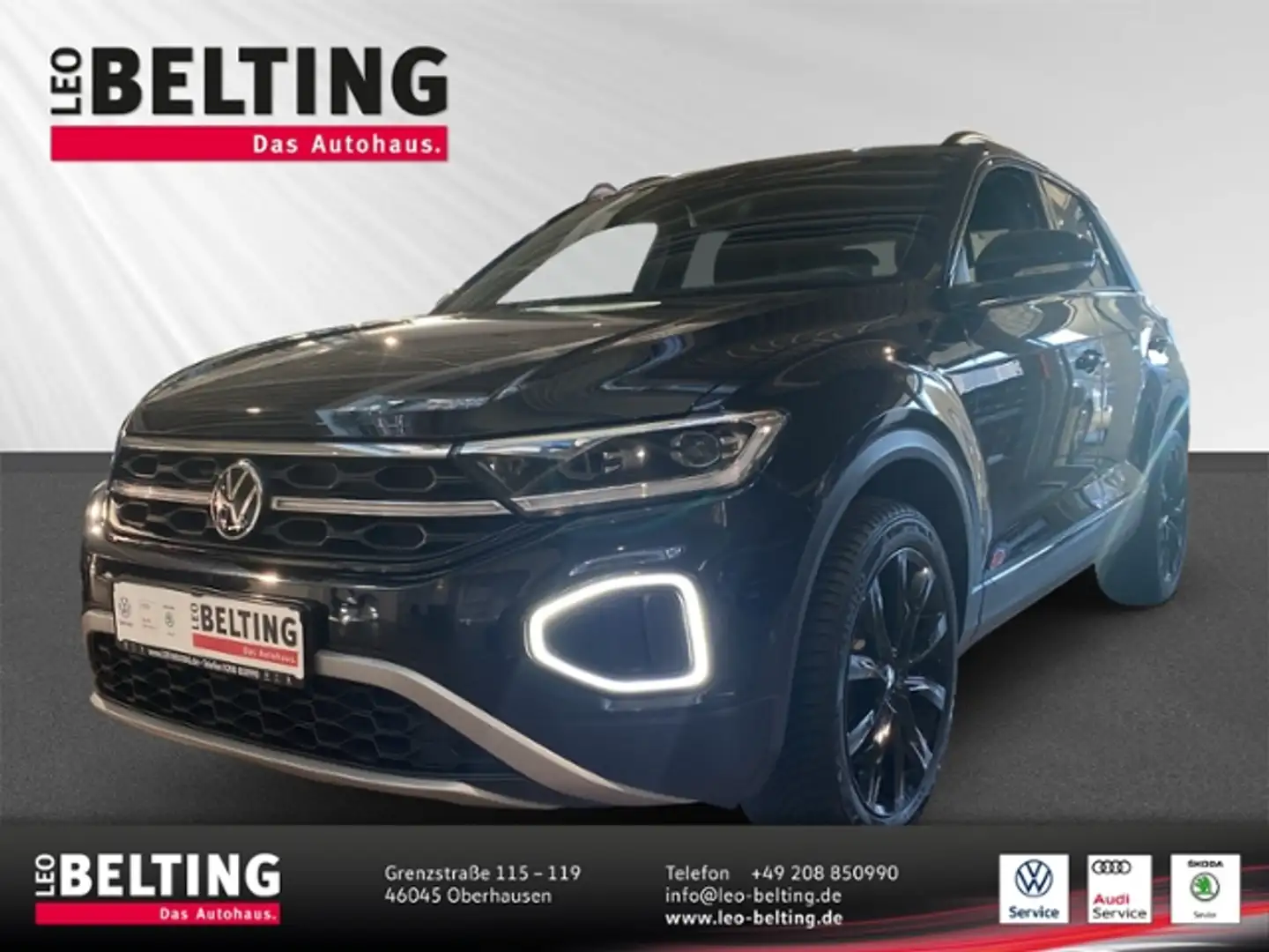Volkswagen T-Roc Style 1.5 TSI DSG BlackStyle IQ.Light/Drive EasyO Noir - 1