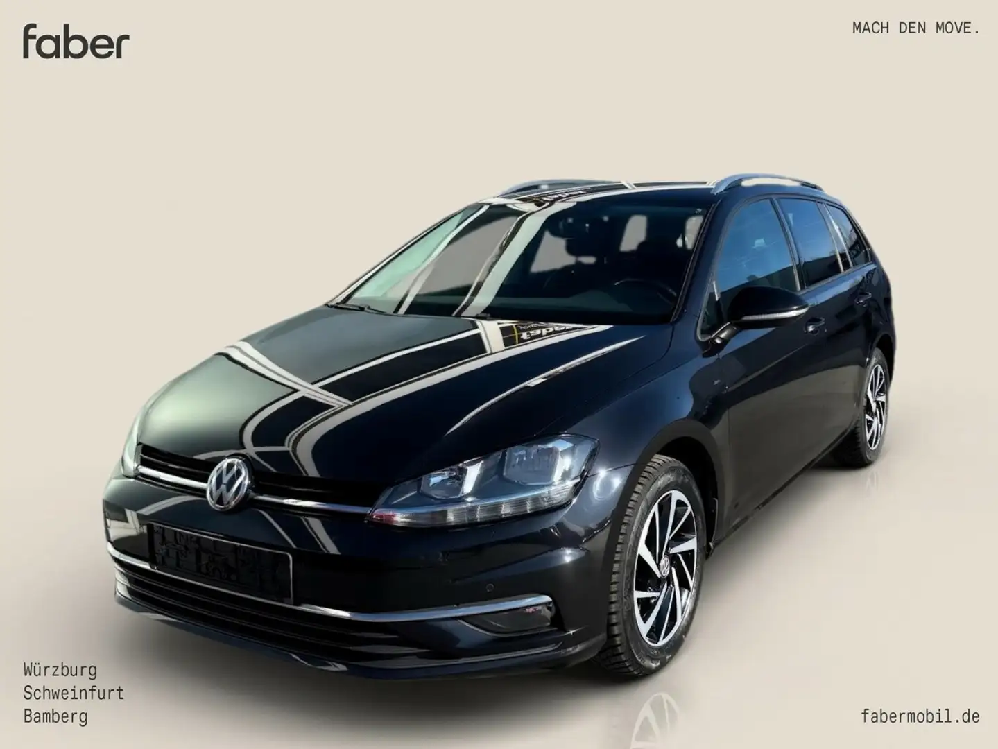 Volkswagen Golf Variant VII 1.6 TDI Join *AHK* Negro - 1