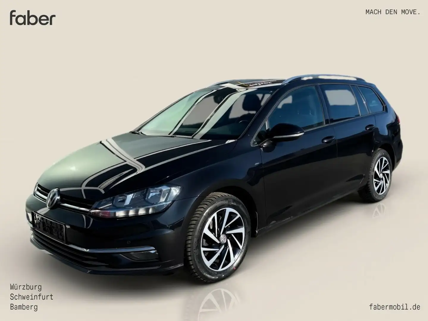 Volkswagen Golf Variant VII 1.6 TDI Join *AHK* Negro - 2