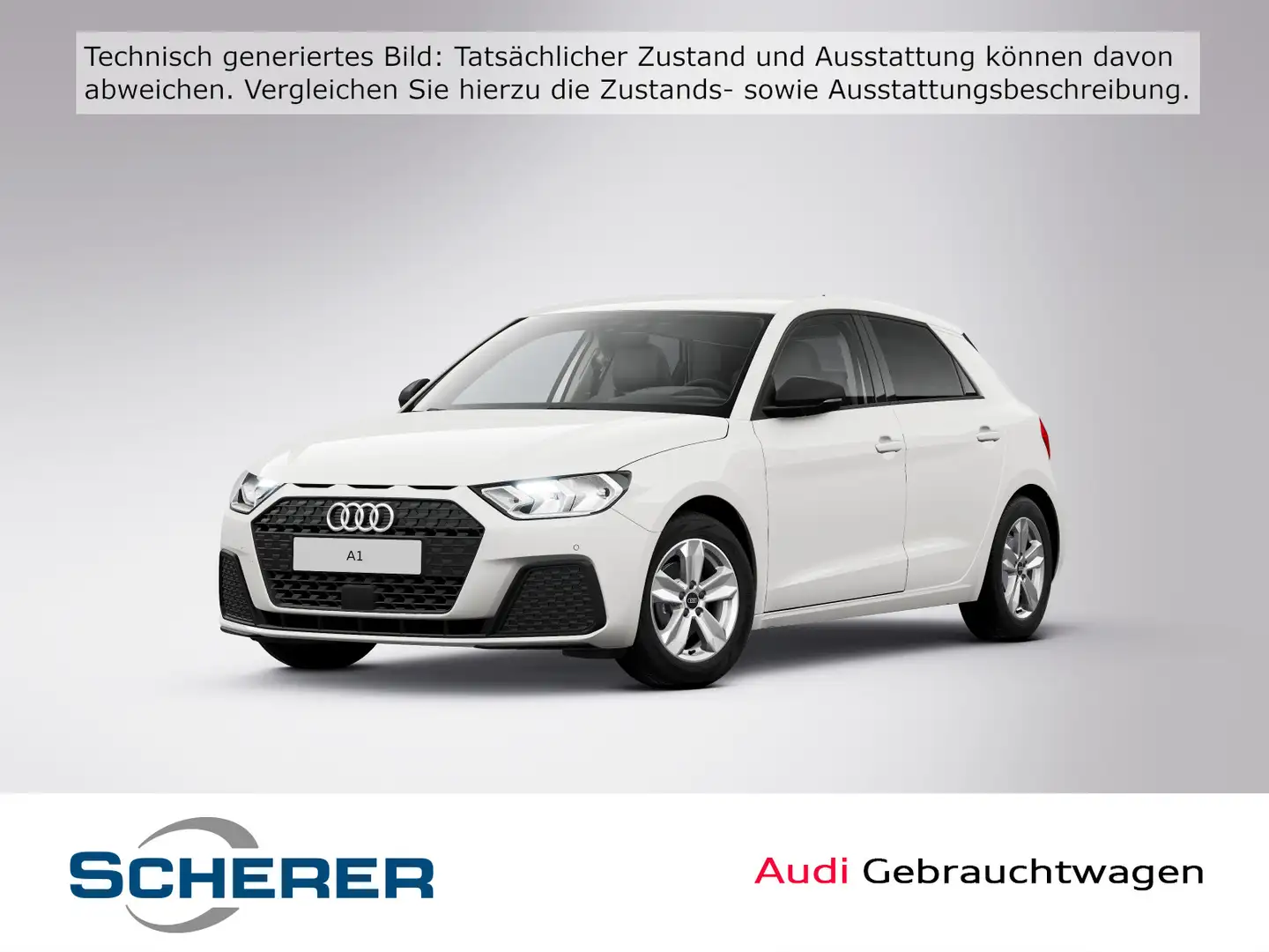 Audi A1 25 TFSI KLIMA EINPARKHILFE SITZHEIZ Weiß - 1