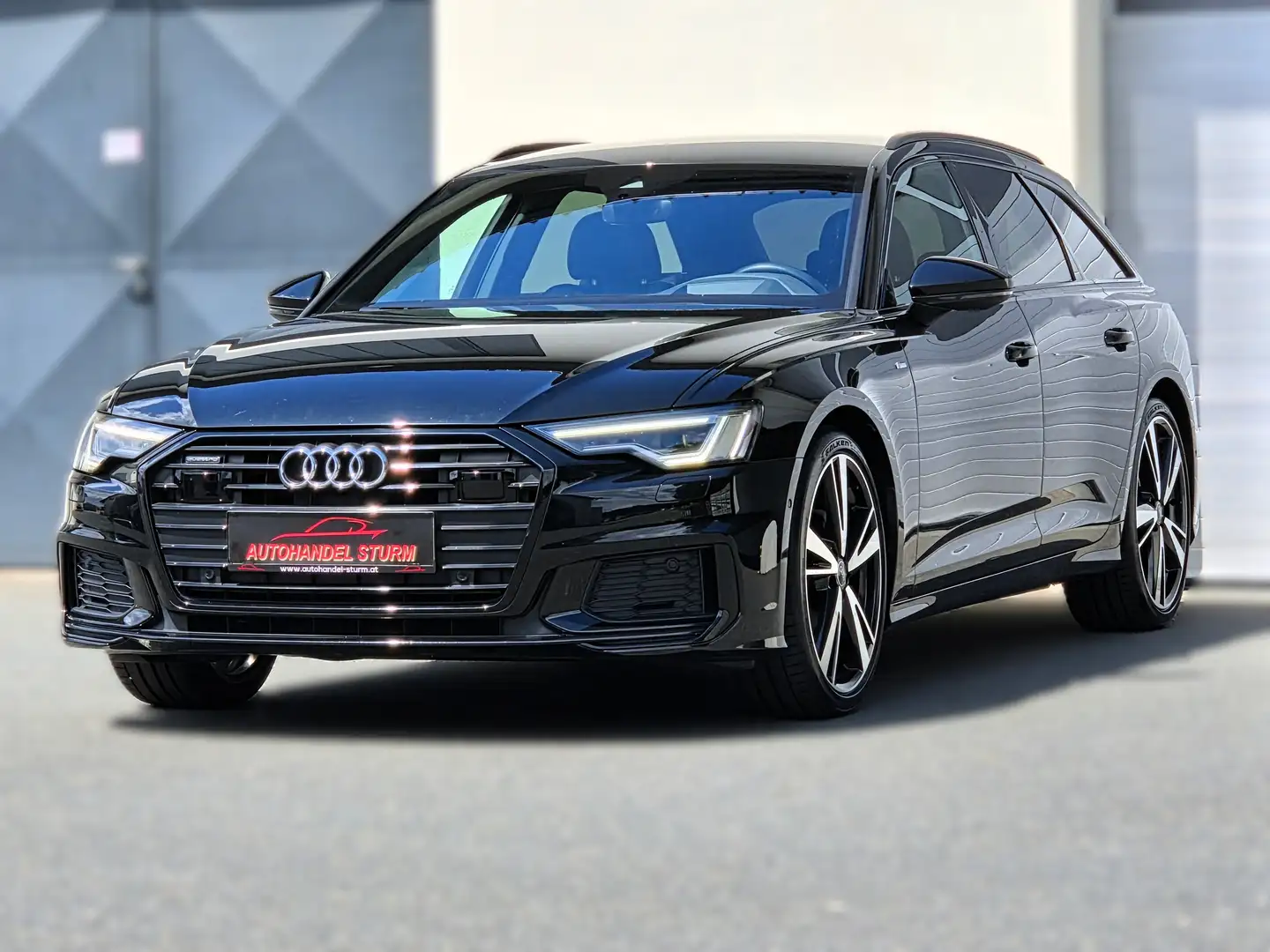 Audi A6 Av 40TDI qu sport Sline S-tr *Black*21Zoll*Allradl Schwarz - 1