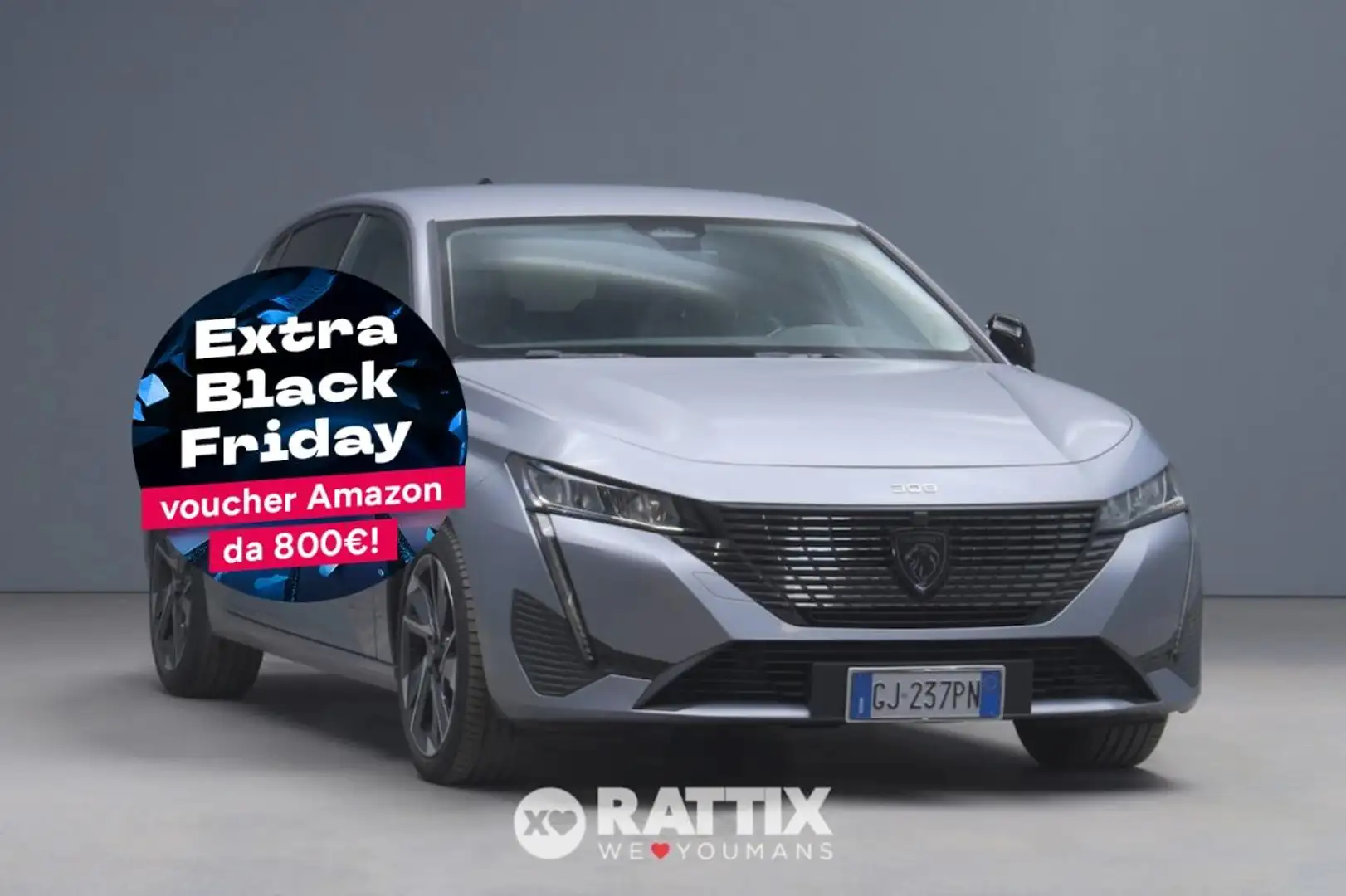 Peugeot 308 1.2 Puretech Turbo 130CV Allure Pack Grijs - 1