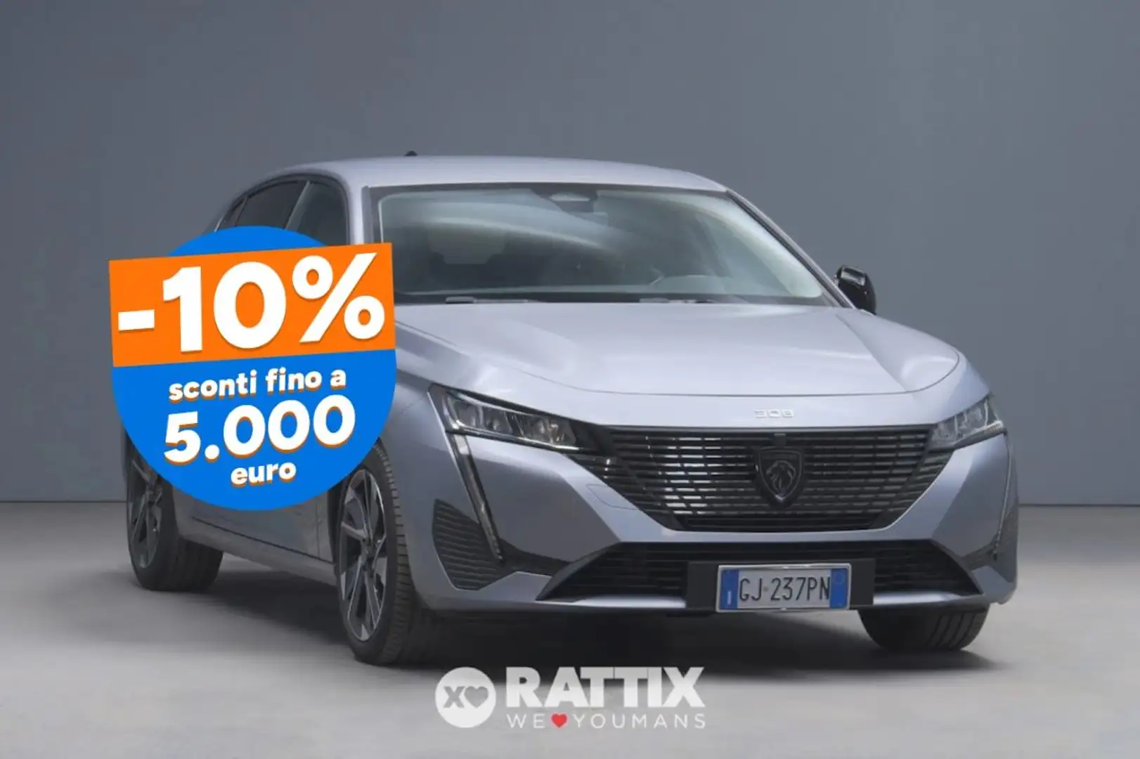 Peugeot 308 1.2 Puretech Turbo 130CV Allure Pack Grigio - 1