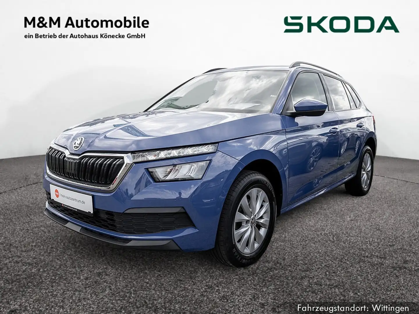 Skoda Kamiq 1.0 TSI DSG Ambition AHK Klima GRA SHZ Blau - 1
