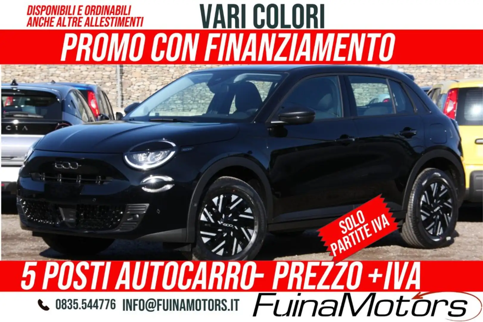 Fiat 600 1.2 110CV Hybrid 5 POSTI AUTOCARRO Blanco - 1