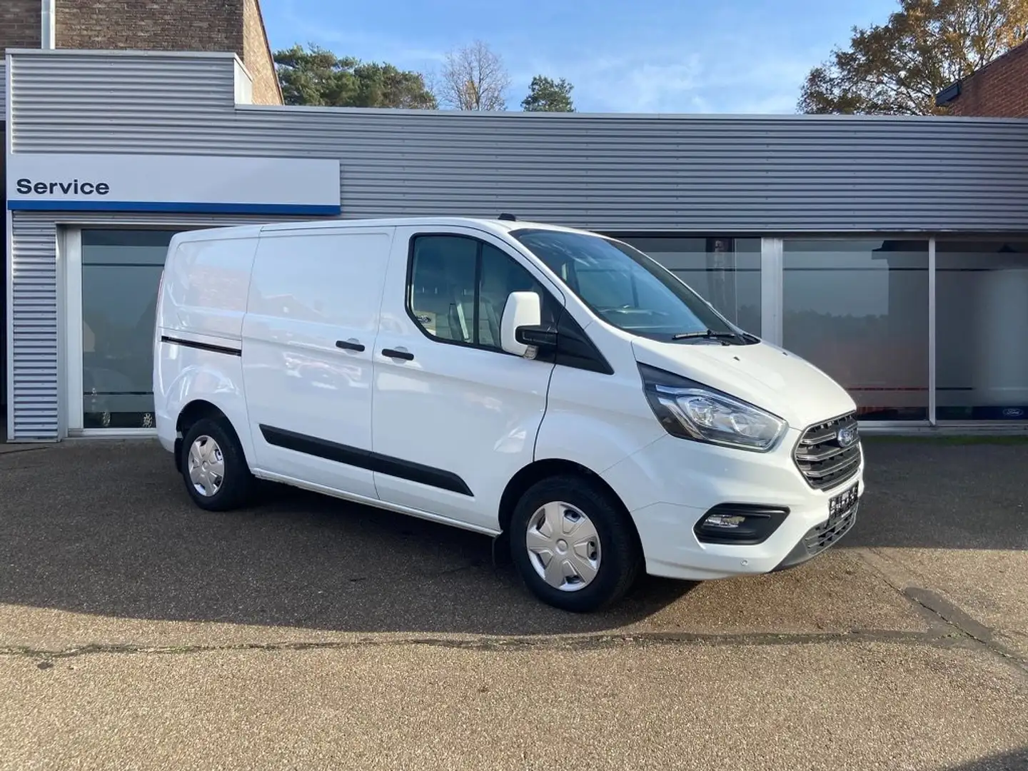 Ford Transit Custom 300 S- 1e Eigenaar- Airco- Prijs inclusief 21% BTW Wit - 1