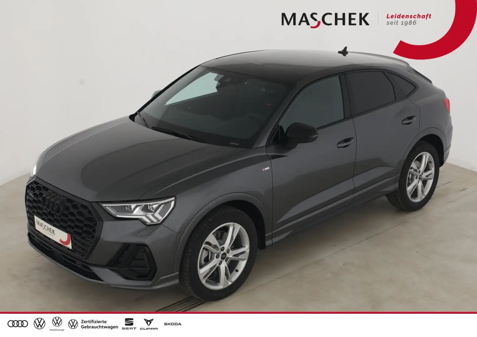 Audi Q3 Sportback S-Line 40 TDI quattro AHK Pano Matrix Grau - 1