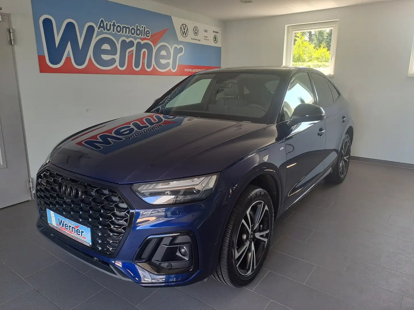 Audi Q5 Sportback S line 40 TDI quattro Rückfahrkamera Na Blau - 2