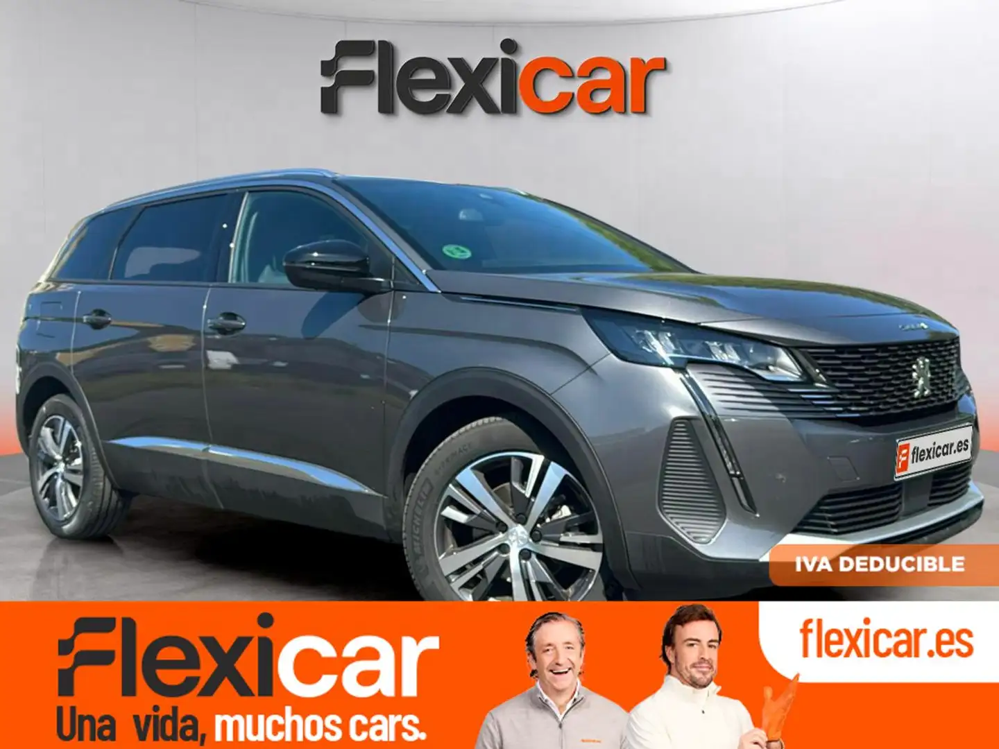 Peugeot 5008 ALLURE PACK BLUEHDI 130 S&S EAT8 Gris - 1